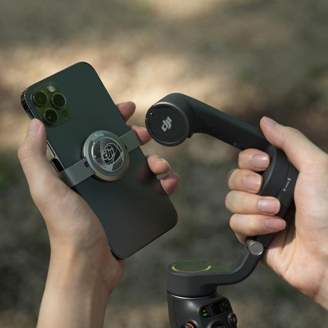 Universal Magnetic Phone Mount For Dji Om - Fits 67-84Mm Wide Phones