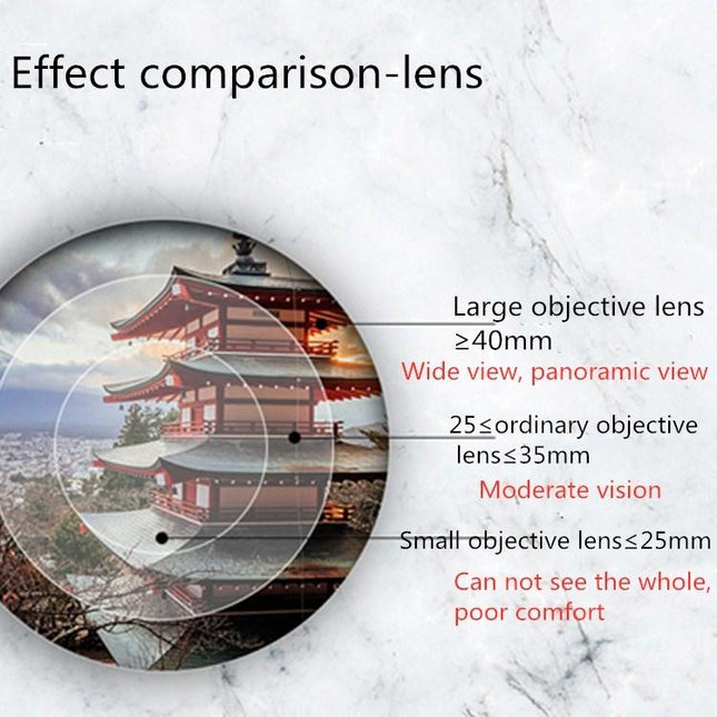 High Magnification Hd Telescope - 10-30X50 Continuous Zoom