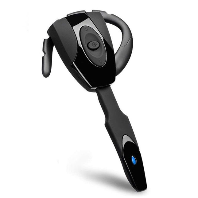 Business Bluetooth 5.0 Earphone With Hanging Ear Design - Black