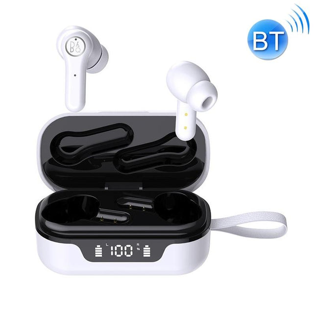 Anc Business Sports Tws Bluetooth Earphones With Charging Box - White