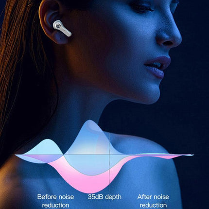 Anc Business Sports Tws Bluetooth Earphones With Charging Box - White