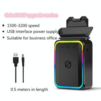 5V Colourful Laptop Exhaust Fan - Efficient Cooling