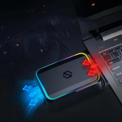 5V Colourful Laptop Exhaust Fan - Efficient Cooling