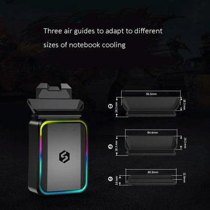 5V Colourful Laptop Exhaust Fan - Efficient Cooling