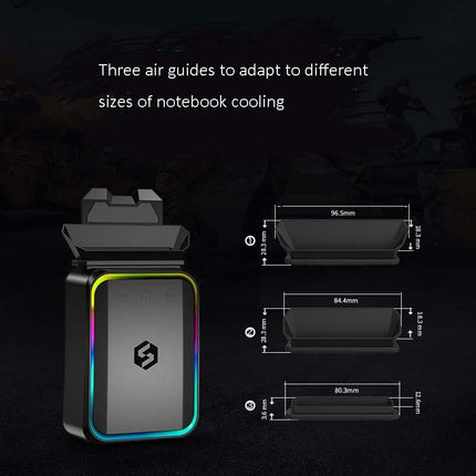 Colourful Notebook Exhaust Radiator With Side Suction Fan