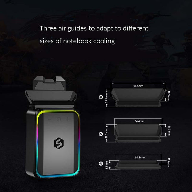 Colourful Notebook Exhaust Radiator With Side Suction Fan