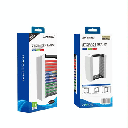 12-Cd Double-Layer Storage Rack For Ps5 Console Games