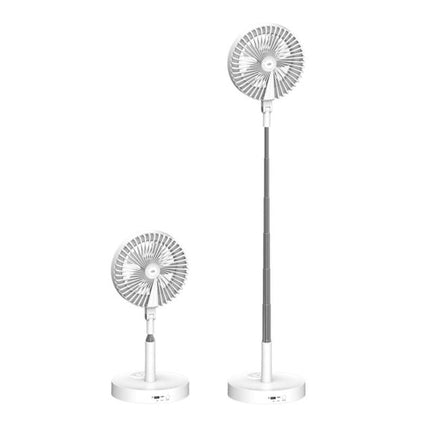 Multi-Function Rechargeable Fan Lamp With Telescopic Bracket