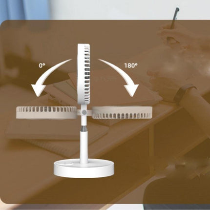 Multi-Function Rechargeable Fan Lamp With Telescopic Bracket