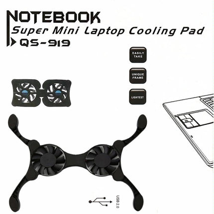 Portable Usb Laptop Cooling Fan - Foldable
