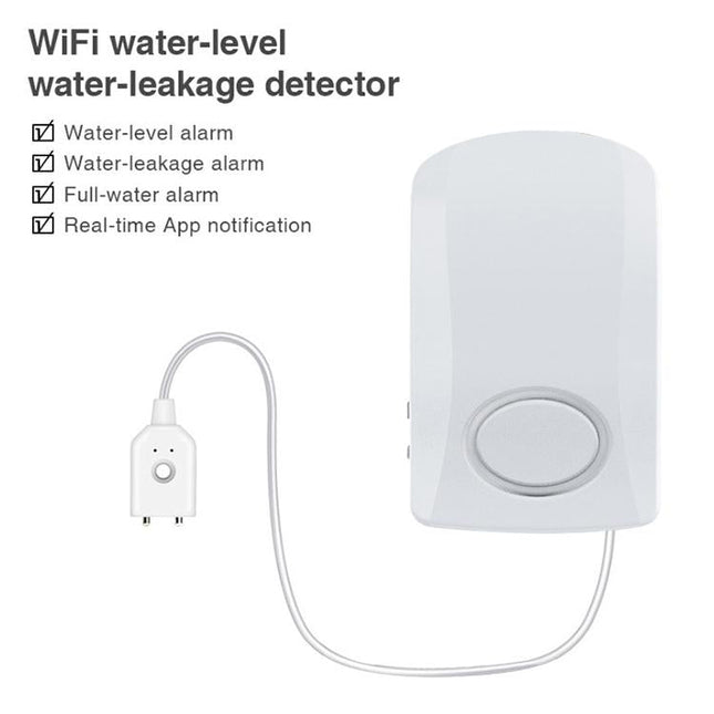 Home Security Flood Alert Sensor - 130Db Water Leakage Detector