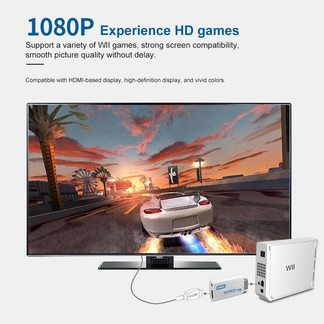 1080P Hdmi Converter With Audio For Wii