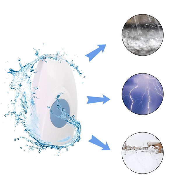 Wireless Waterproof Doorbell With 36 Chimes - Remote Control