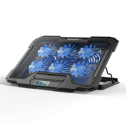 Lcd Gaming Notebook Cooler With Exhaust Fan