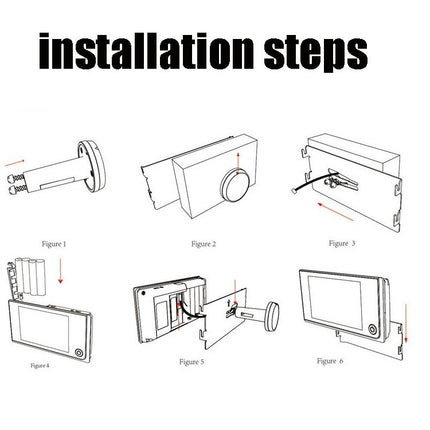 Wireless Smart Video Doorbell With 3.5 Display - Anti-Theft 2.0Mp