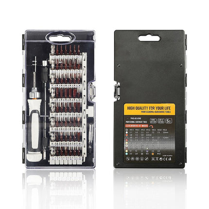 60-Piece Mobile Phone & Notebook Repair Tool Kit With Phillips Screwdriver