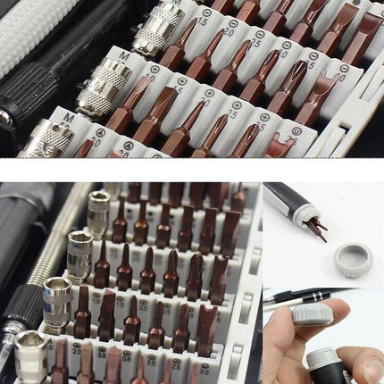 60-Piece Mobile Phone & Notebook Repair Tool Kit With Phillips Screwdriver