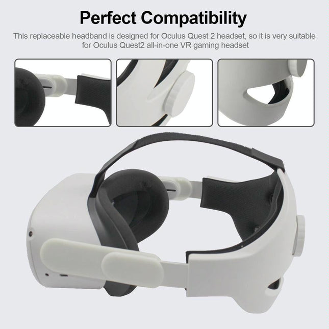 Comfortable Vr Headband For Oculus Quest 2 - Lightweight