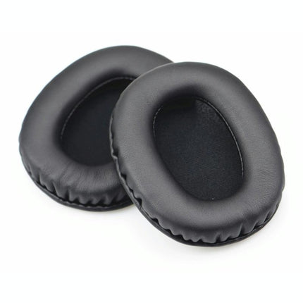 2-Pack Leather Headphone Covers For Edifier W800Bt / W808Bt / K800 / K830 / K815P - Black