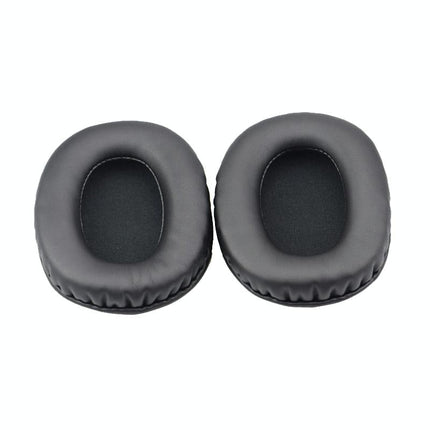 2-Pack Leather Headphone Covers For Edifier W800Bt / W808Bt / K800 / K830 / K815P - Black