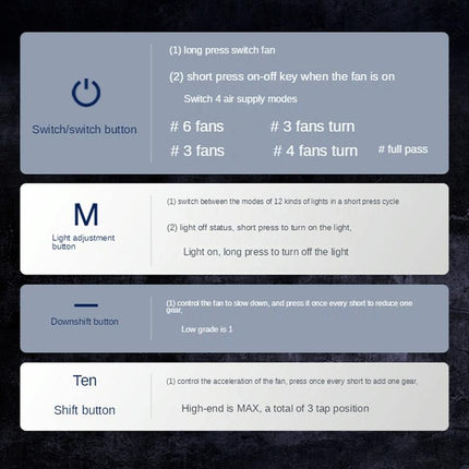 6-Fan Adjustable Rgb Laptop Cooling Base