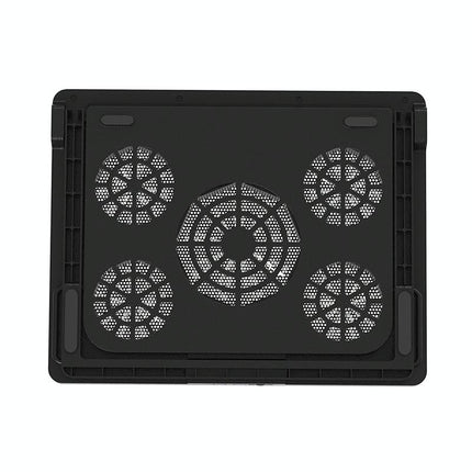 5-Fan Laptop Cooler With Adjustable Speed