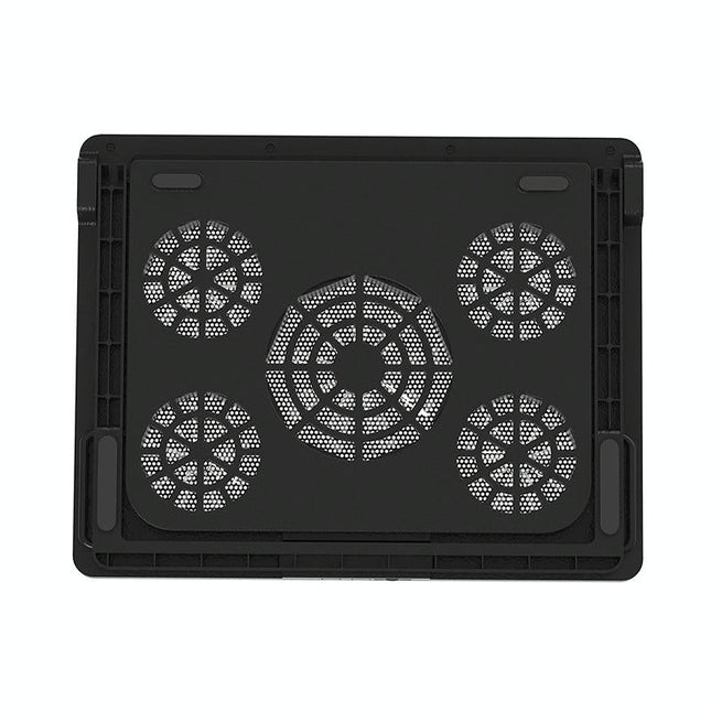 5-Fan Laptop Cooler With Adjustable Speed
