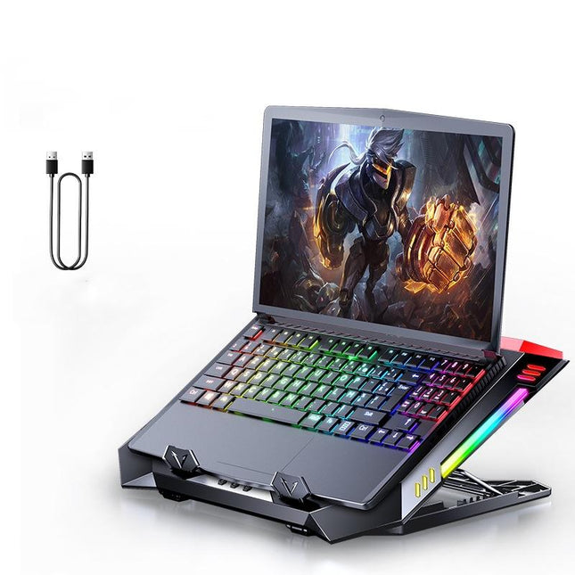 Enhanced Laptop Cooling Stand - Compact Design