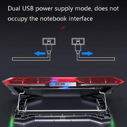 Enhanced Laptop Cooling Stand - Compact Design