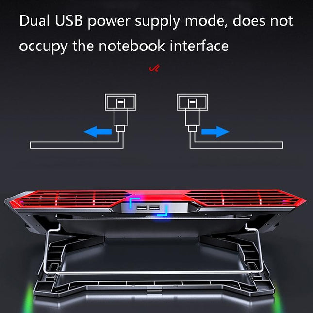 Enhanced Laptop Cooling Stand - Compact Design