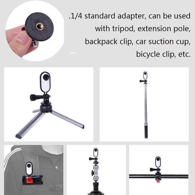 Aluminum Alloy Mini Tripod For Insta360 Go Dji Action And Gopro