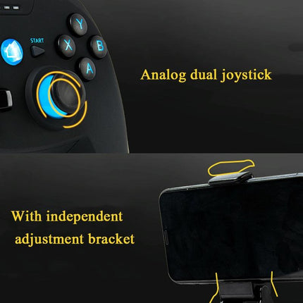 Wireless Game Controller For Android / Ios / Pc / Ps3 - 2.4Ghz & Bluetooth 4.0 - Blue