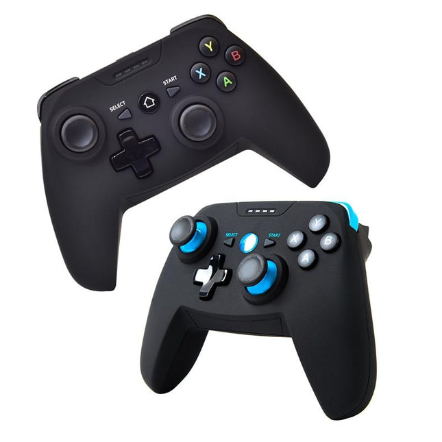 Wireless Game Controller For Android / Ios / Pc / Ps3 With Bluetooth 4.0 & Bracket - Blue
