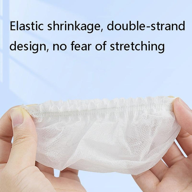 50 Pairs Disposable Earphone Covers - Non-Woven Black