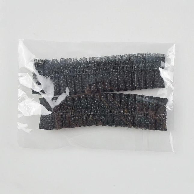 50 Pairs Disposable Earphone Covers - Non-Woven Black