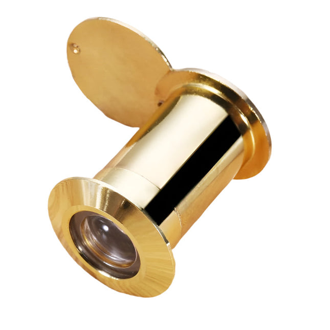 2-Pack Wide-Angle Security Door Viewer - 200 Degree Hd Glass Lens Anti-Tiny Gold