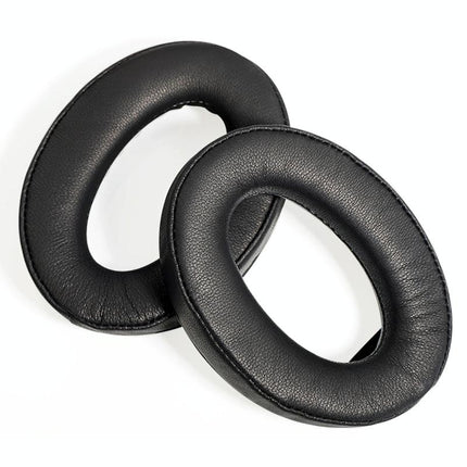 2-Pack Headset Sponge Covers For Sony Wh-1000Xm2 / Xm3 / Xm4 - Black Protein With Card Buckle