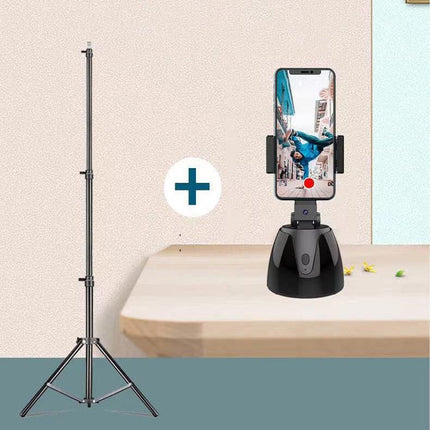 Smart 360-Degree Follow-Up Tripod Head With Live Video Recording And Charging