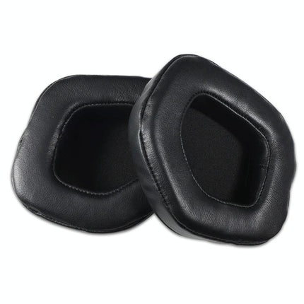 Pair Of Black Lambskin Headset Covers For Alienware Aw988