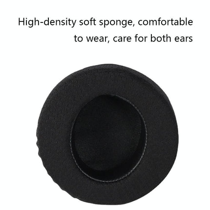 Pair Of Black Lambskin Headset Covers For Alienware Aw988