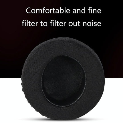 Pair Of Black Lambskin Headset Covers For Alienware Aw988