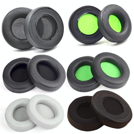 2-Pack Headset Sponge Case For Razer Blackshark V2 Series - Black / Green