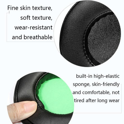 2-Pack Headset Sponge Case For Razer Blackshark V2 Series - Black / Green