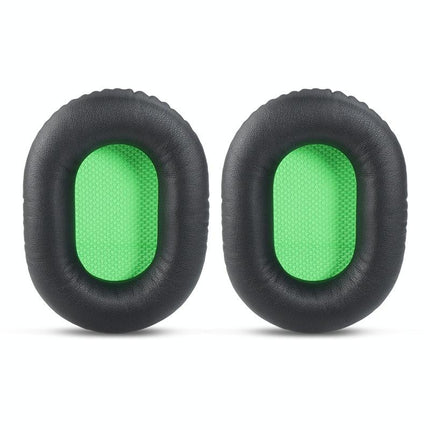 2-Pack Razer V2 Headset Sponge Covers - Black With Green Net