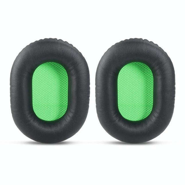 2-Pack Razer V2 Headset Sponge Covers - Black With Green Net