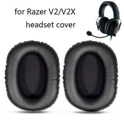 2-Pack Razer V2 Headset Sponge Covers - Black Skin / Net