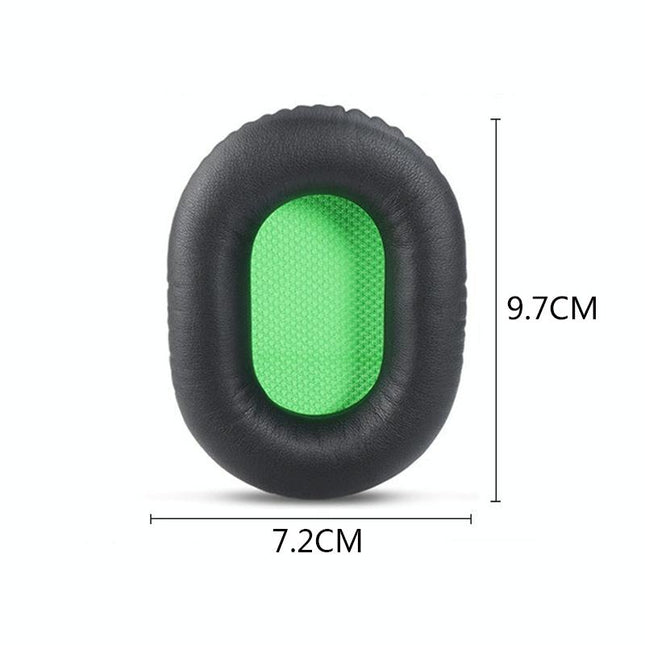 2-Pack Black Mesh Headset Sponge Covers For Razer V2