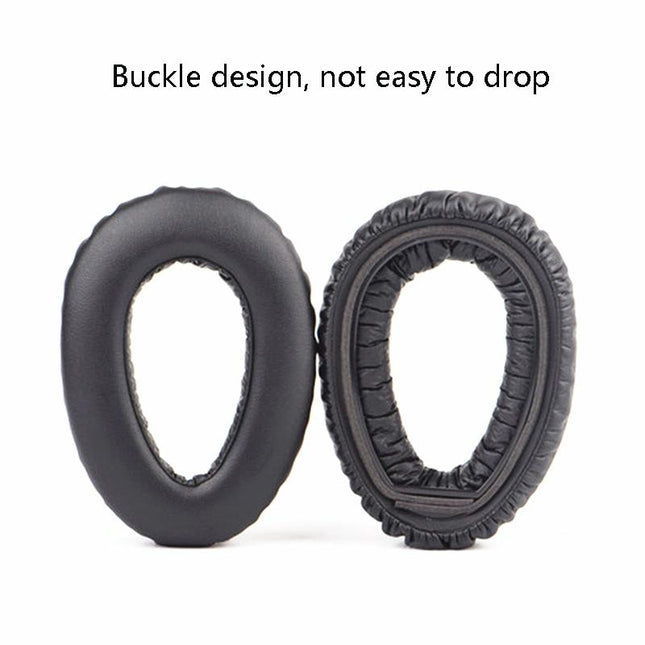 2-Pack Headphone Sponge Covers For Sennheiser Pxc550 / Mb660 - Black