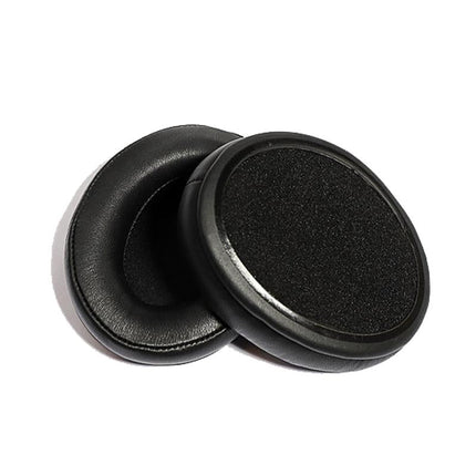 2-Pack Leather Ear Pad Covers For Kingston Cloud Silver Ii Headset - Black