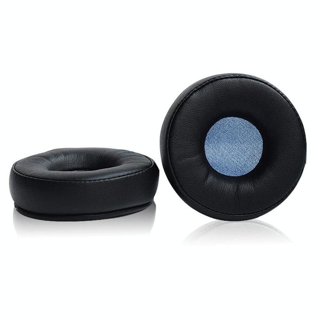 2-Pack Leather Headphone Sponge Covers For Jabra Revo Wireless - Black / Blue